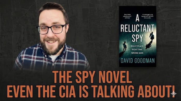 A promo image with the text 'the spy novel even the CIA is talking about.