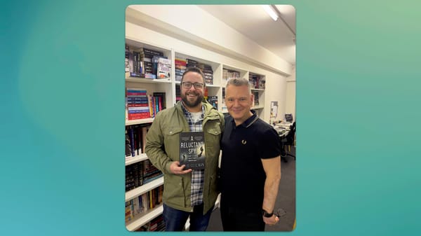 Myself and David Headley at the DHH offices